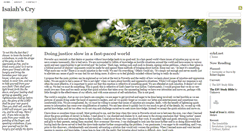 Desktop Screenshot of isaiahscry.eykd.net
